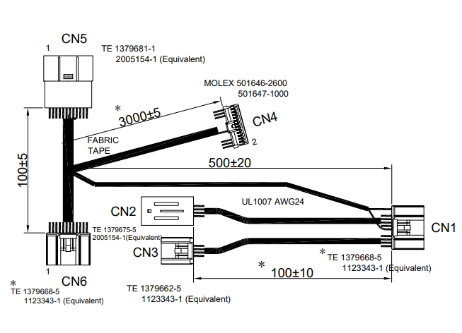 Replacement Mazda BCM intercept harness for openpilot